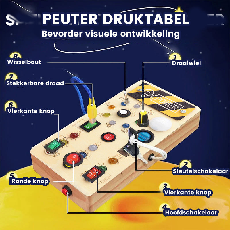Peuter drukke bord