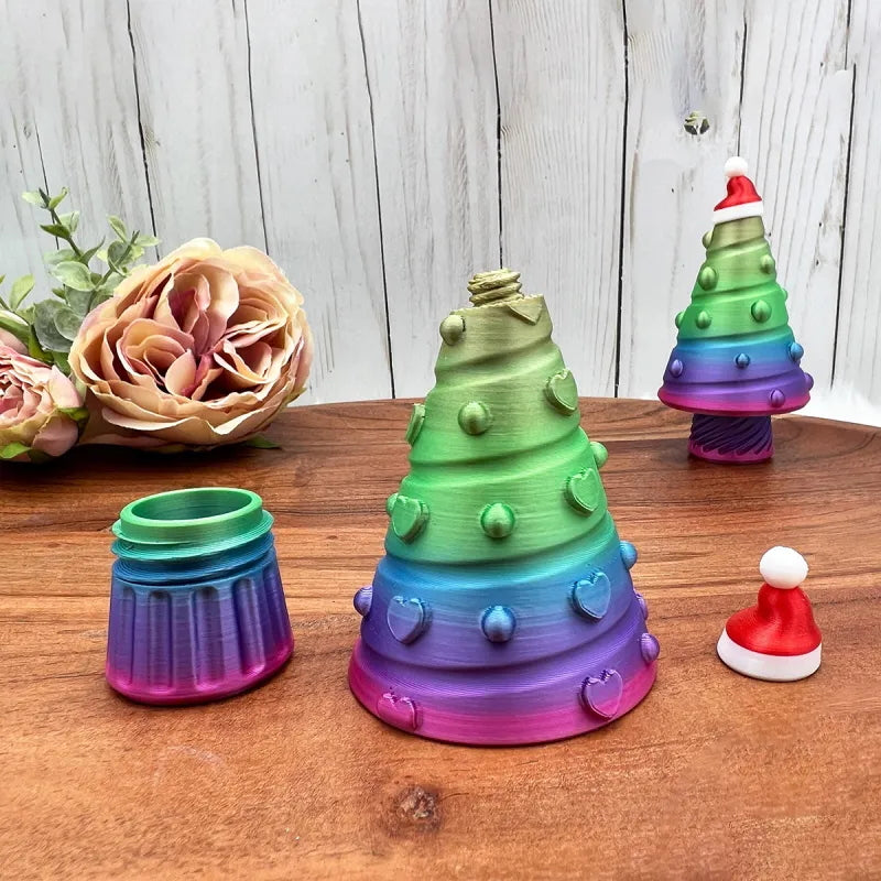 3D-geprint kerstboom-stasher-ornament