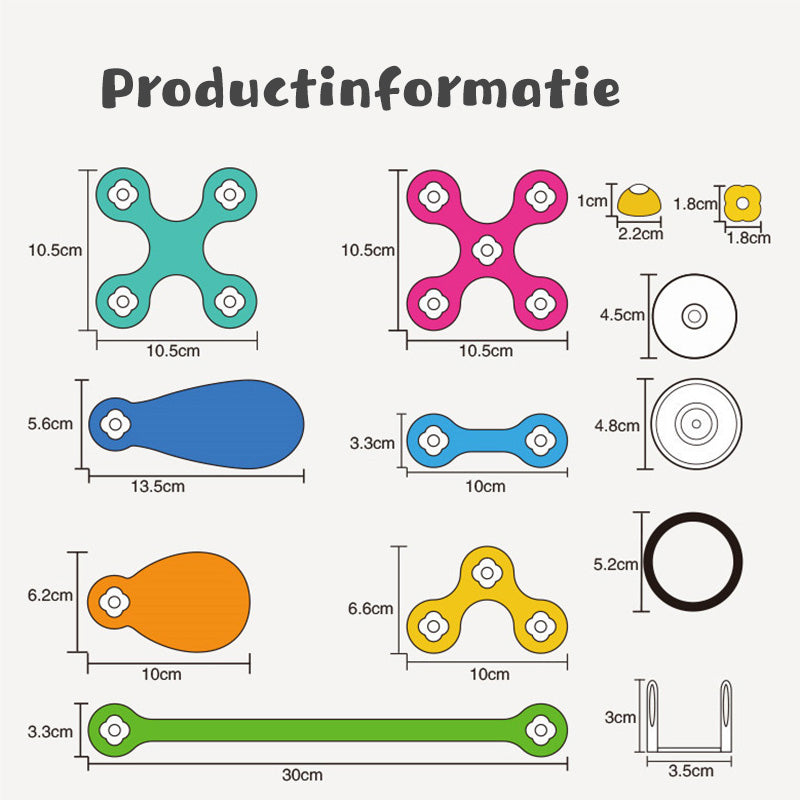 DIY splicing soft magnetic building blocks set