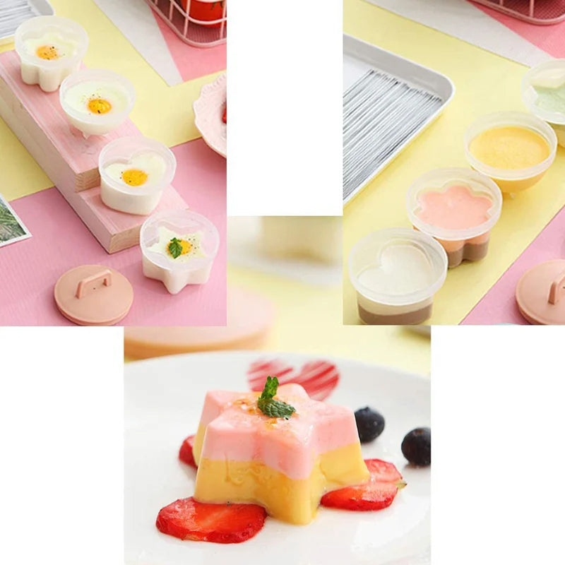 Leuke gekookte eiervorm