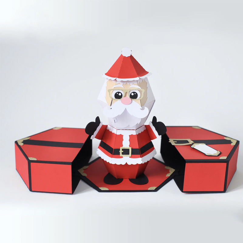 🎅3D Kerstman Prank Pop-up Box-kaart