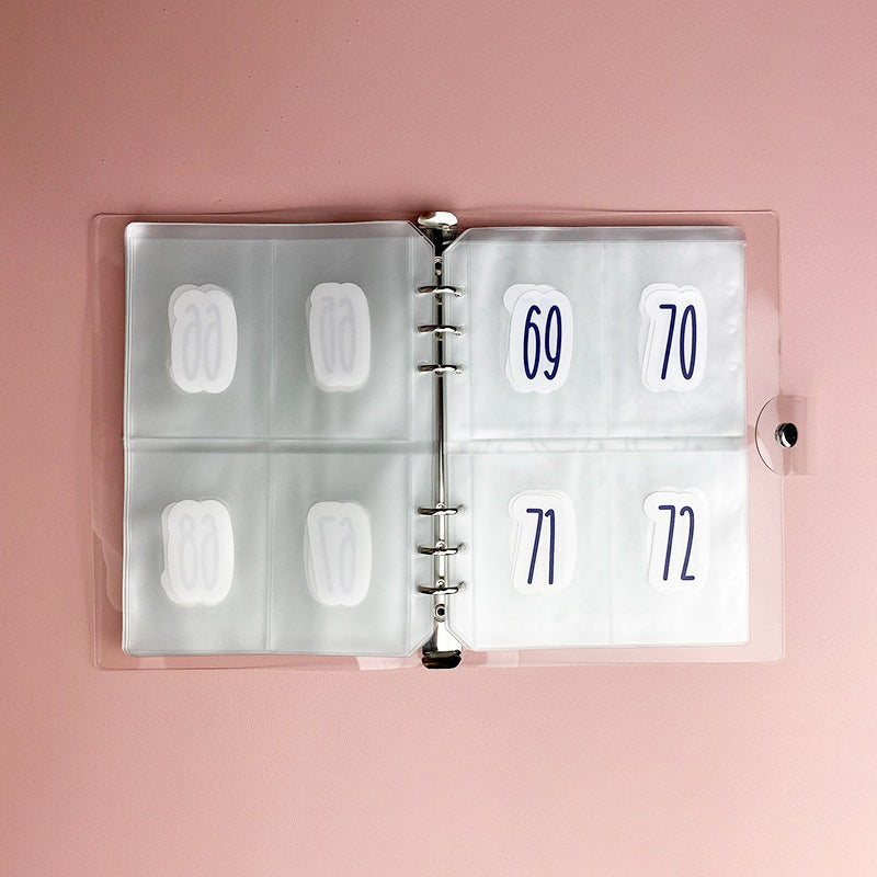 100 enveloppenbesparing uitdagingsmap