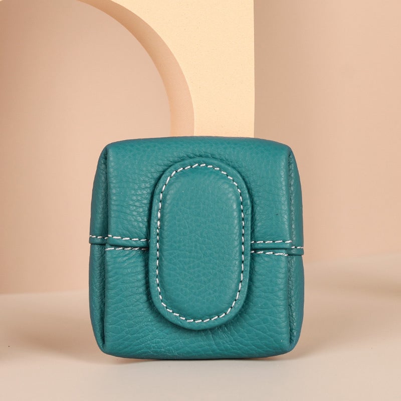 Mini-portemonnee in effen kleur