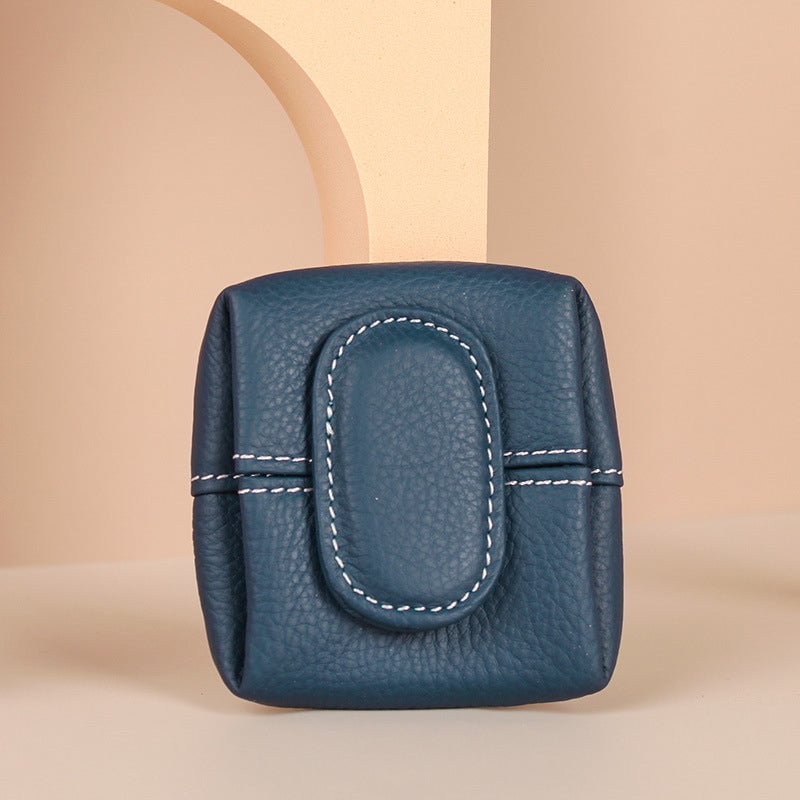 Mini-portemonnee in effen kleur