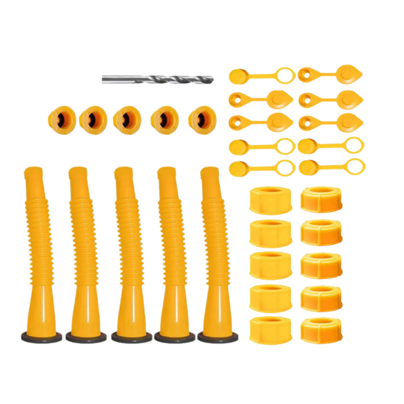 Verbeterde vervangende gasflestuit met flexibele spuitmond