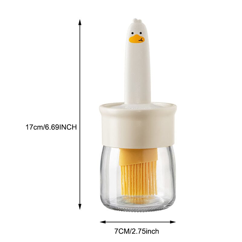 Oliedispenser met borstel voor BBQ