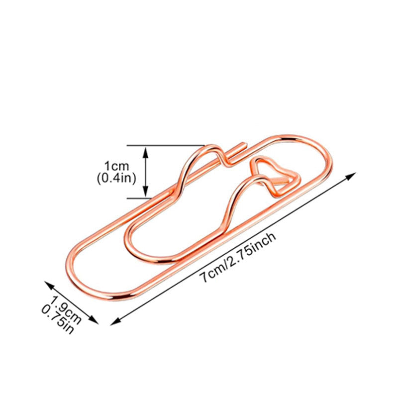 Multifunctionele metaalkleurige paperclips
