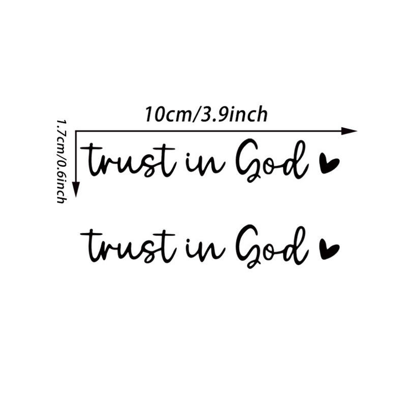 Letter & Hart Patroon Auto Achteruitkijkspiegel Sticker