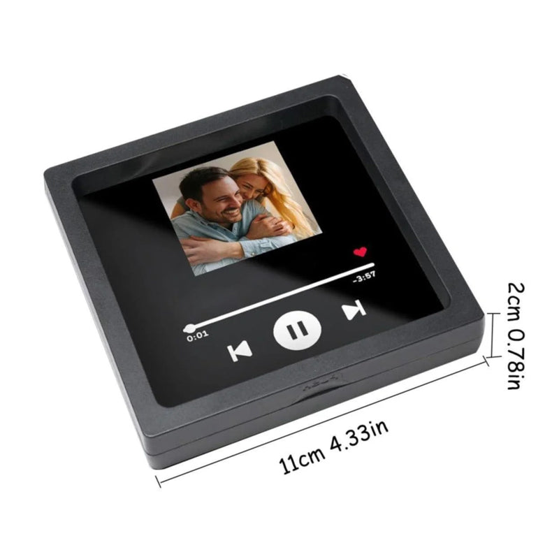 Albumkoelkaststickers – Decoratieve muziek- en fotolijst voor koppels