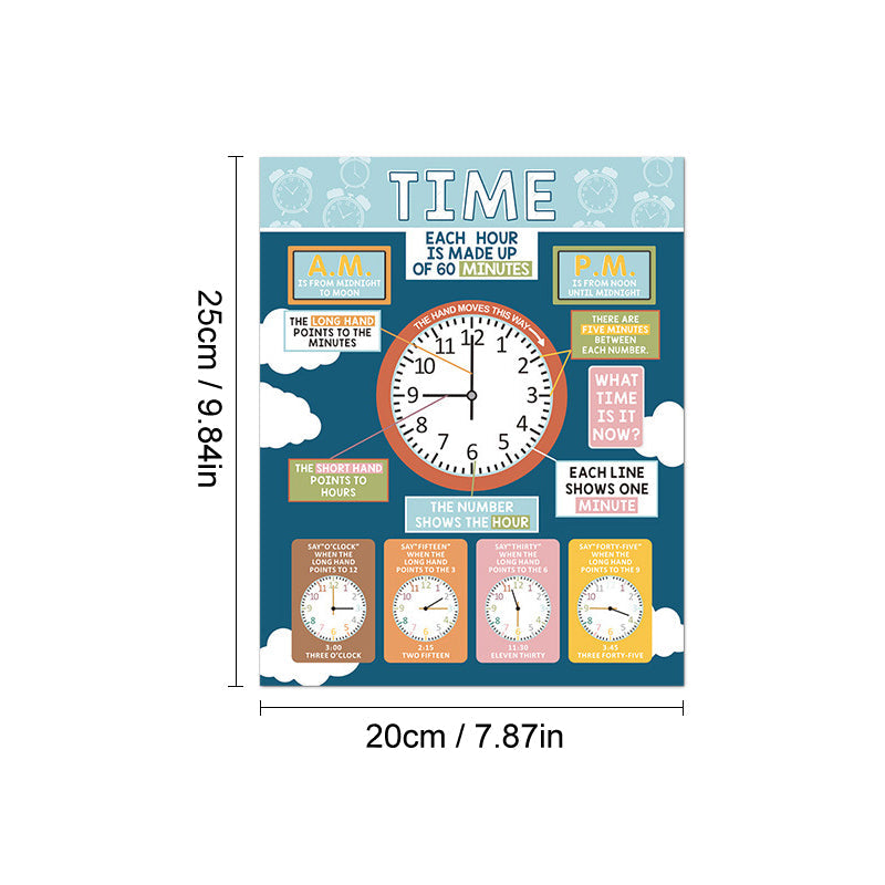 Boho PreK Educatieve posters 16 stuks