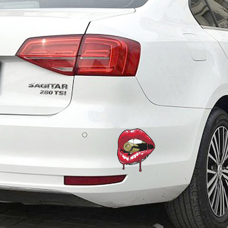 Kogel Lip Decoratieve sticker