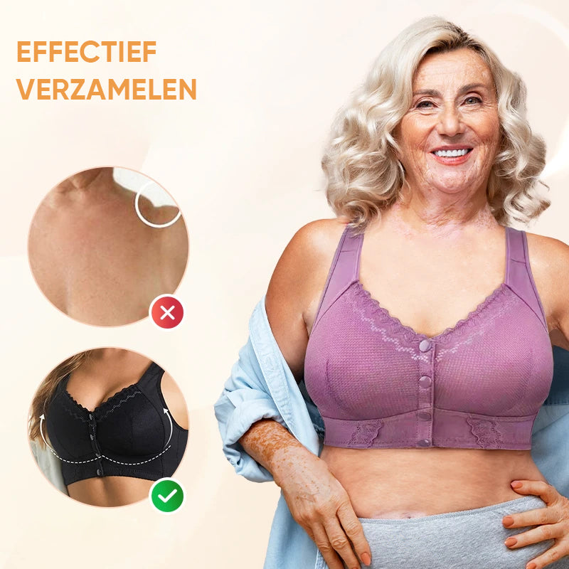 Front Closure Breathable Bra