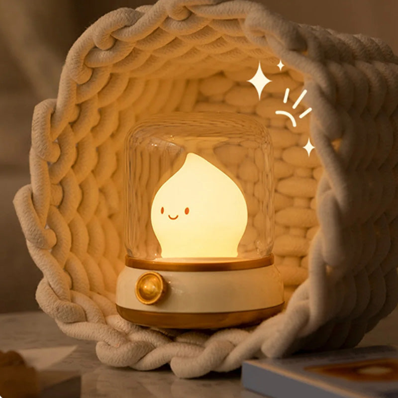 Retro kaarslicht nachtlampje