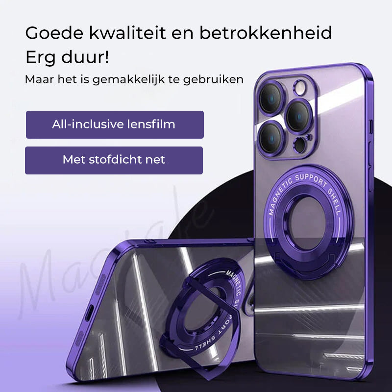 Magnetische houder Plating telefoonhoesje voor iPhone
