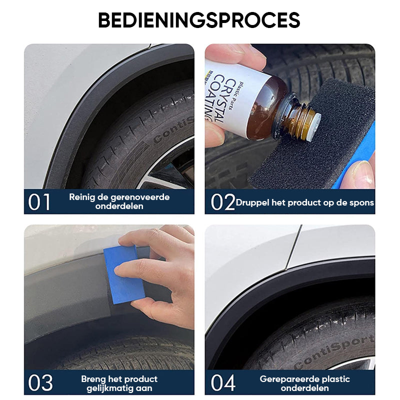 Kunststof onderdelen Crystal Coating