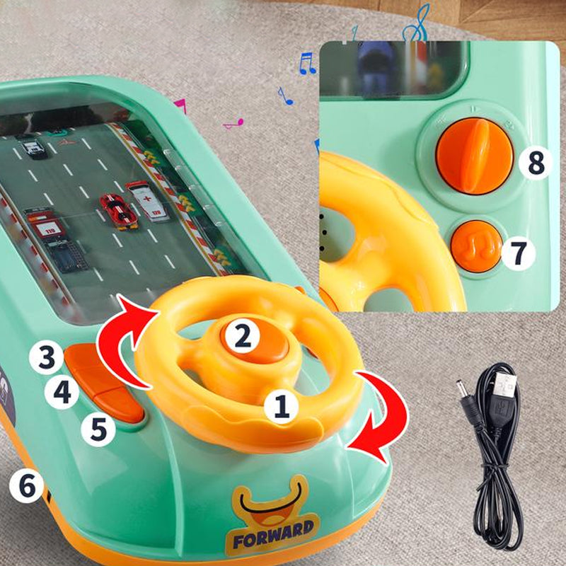 Educatief stuurwielsimulatiespeelgoed