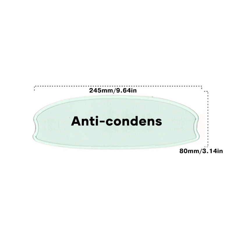 Anticondens- en regendichte viziercoating