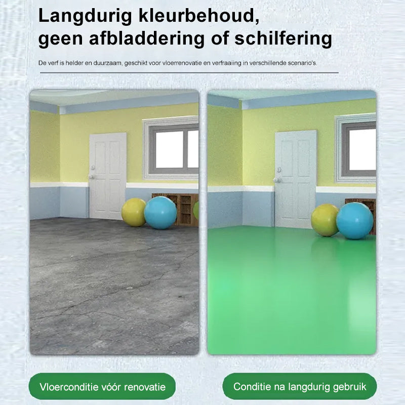 Sneldrogende antislip vloercoating op waterbasis