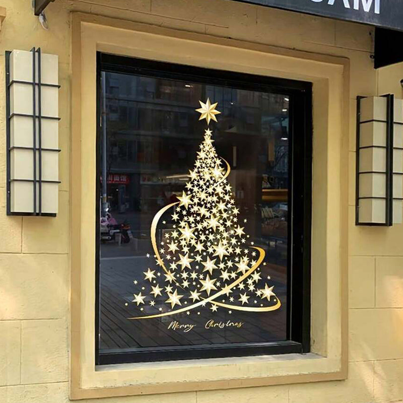 Christmas Tree Window Stickers