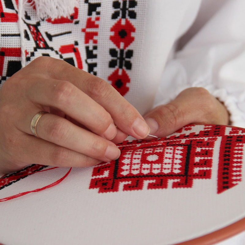 Kruissteek kerstadventskalender