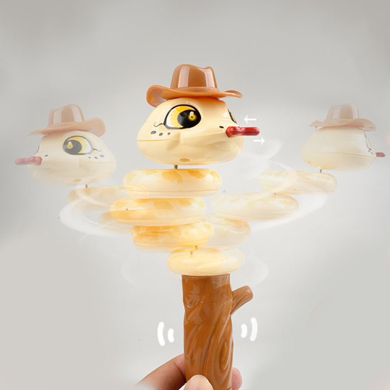 Verdraaide balans Zwaaiende slangfluitje speelgoed