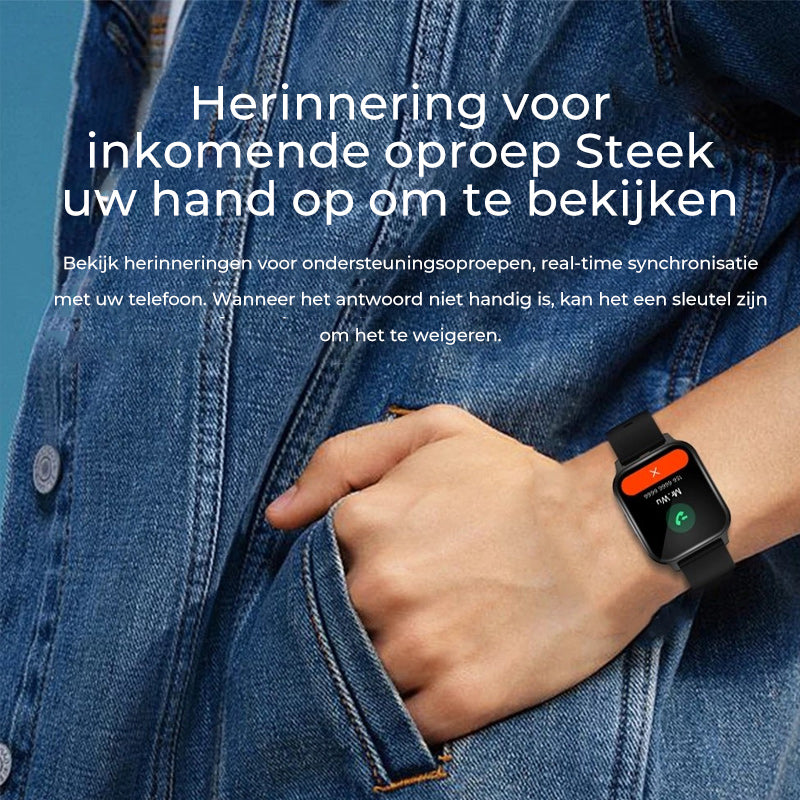 Waterdicht smartwatch met sportarmband