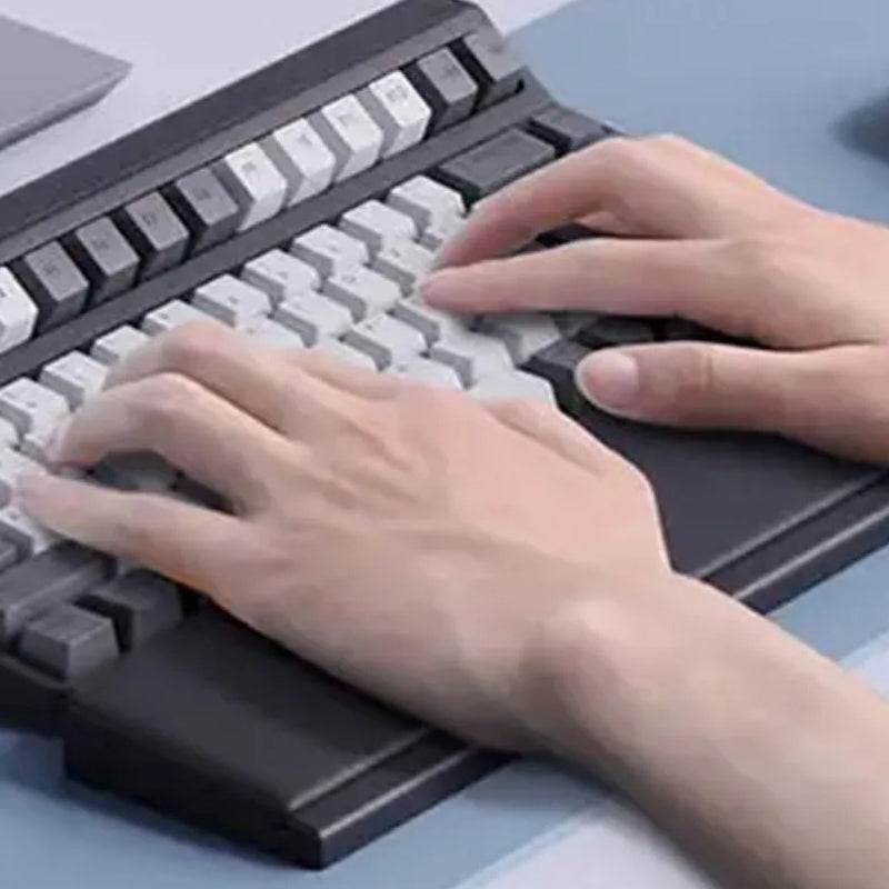 Toetsenbordpolssteun met opbergdoos voor bureaubladpartitie