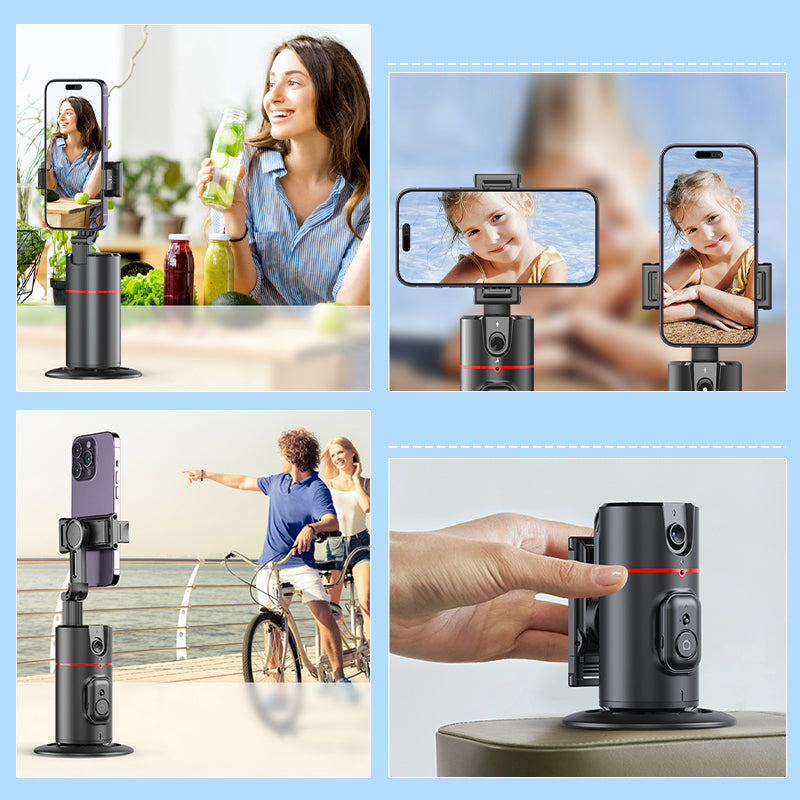 360° Smart Tracking Gimbal met Gezichtsherkenning