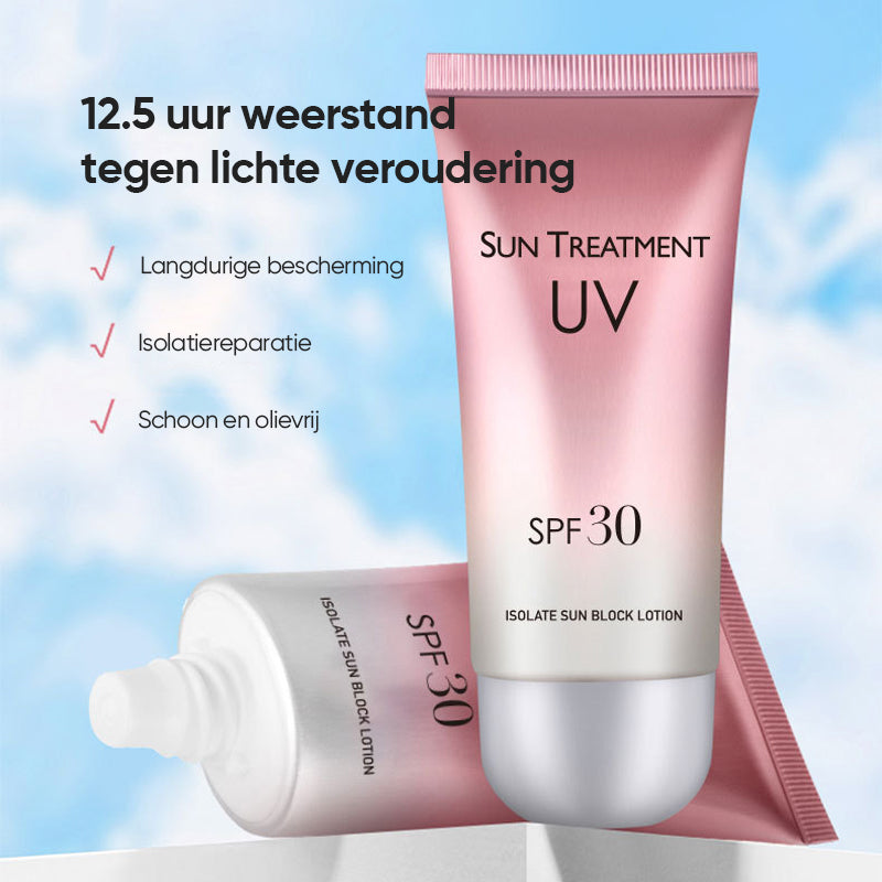 Zonnebrandcrème Uv-isolatie Spf30+