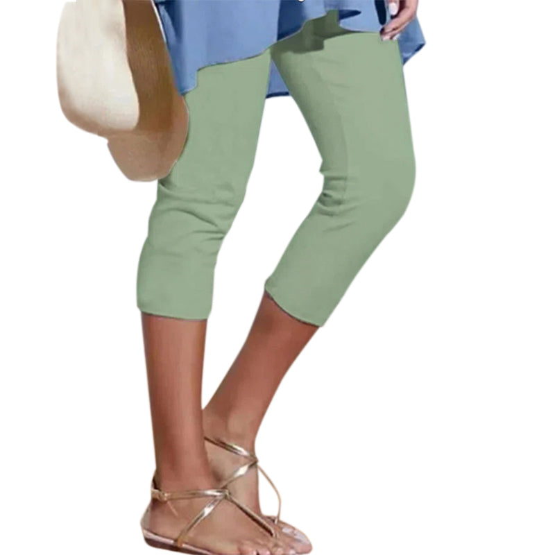 Effen casual legging voor dames