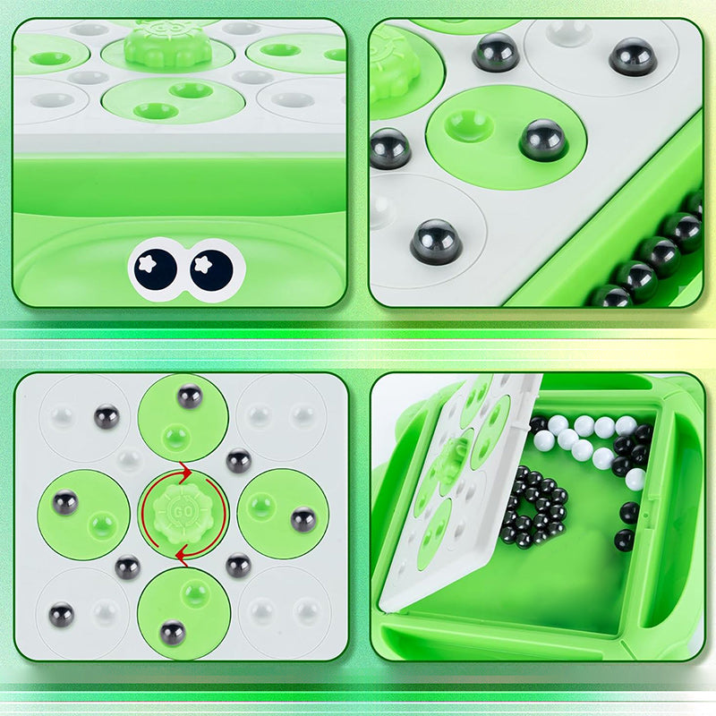 Casual puzzel met magnetisch draaischaak