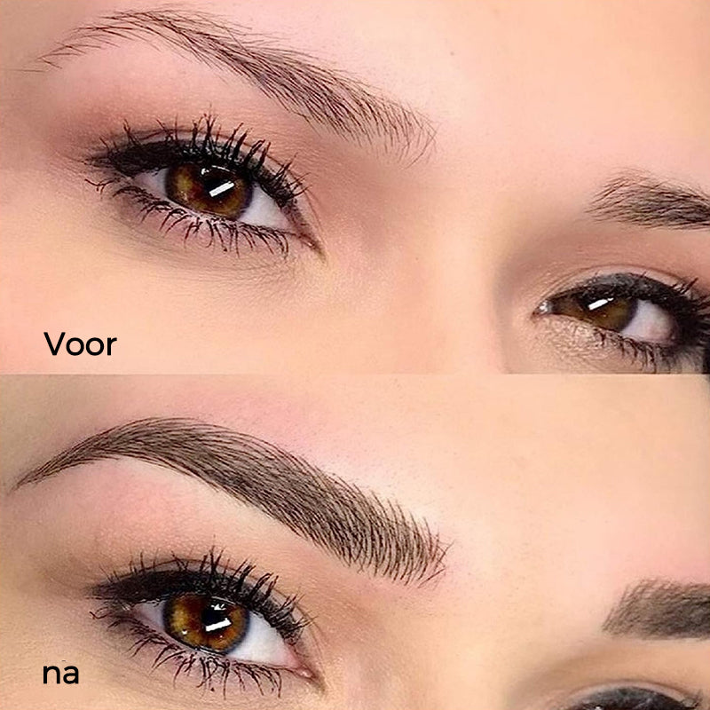 Waterdicht wenkbrauwpotlood met microvorkpunt