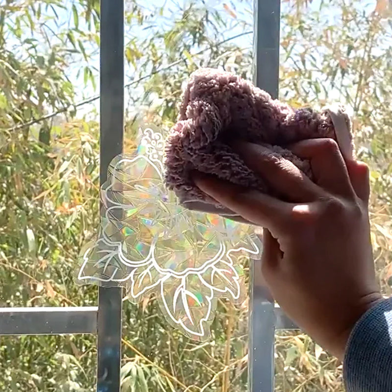 PVC dier kleurrijke anti-botsing glassticker, 6 stuks