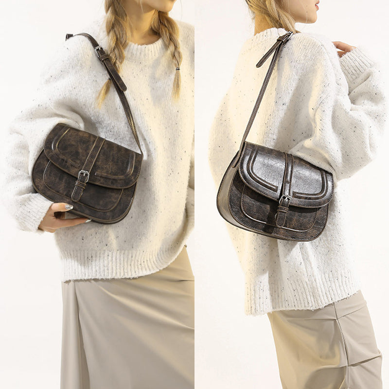 Retro zadel crossbodytas