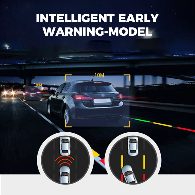 1080P HD 360° roterende Mini ADAS-dashcam