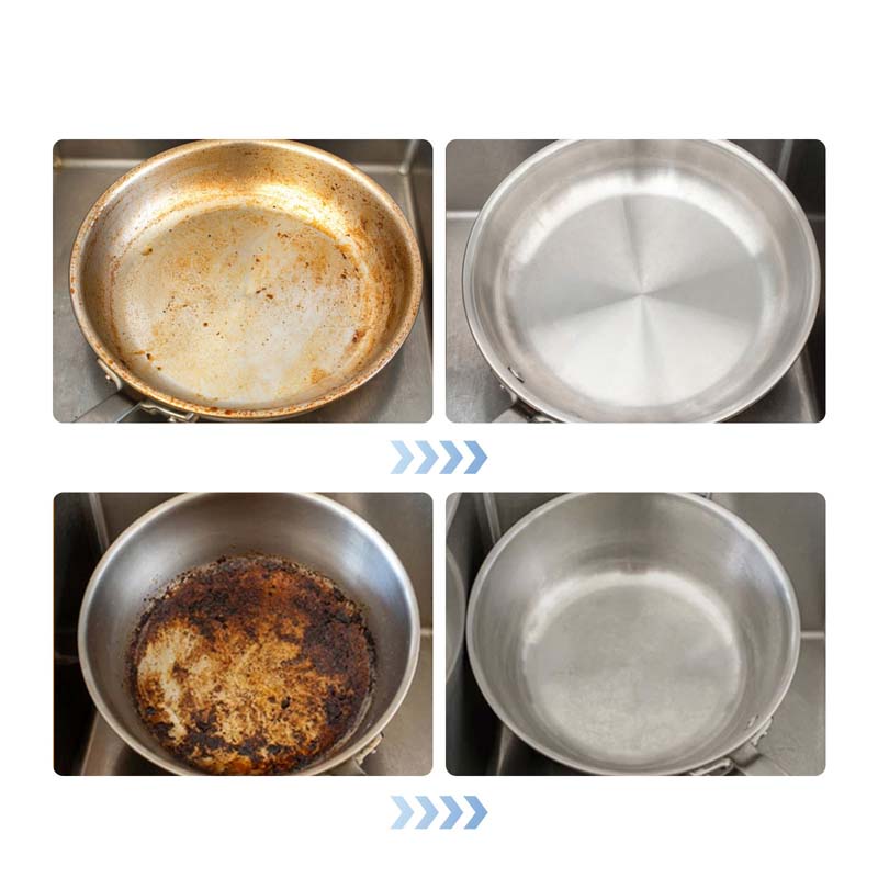 Magische reinigingspasta voor roestvrij staal