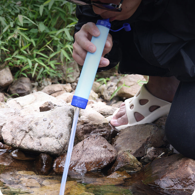 Noodwaterzuiveringsrietje voor buiten