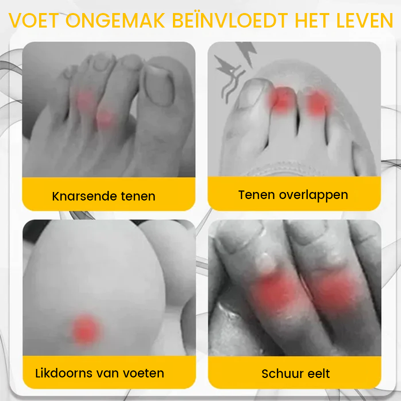 Siliconen anti-wrijving teenbeschermer