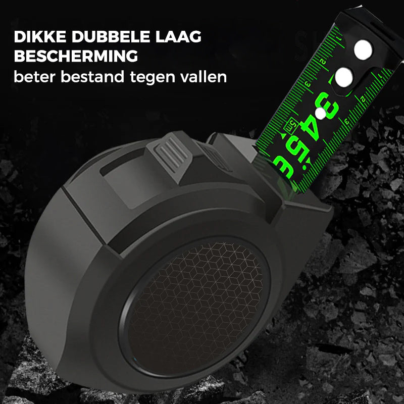 Fluorescerend stalen meetlint