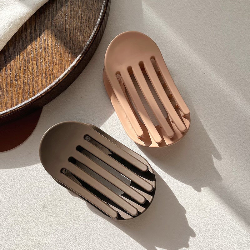 Eenvoudige elegante eendenbek haarclip