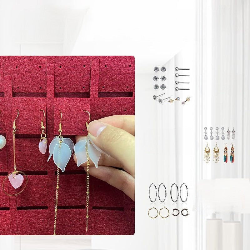 Vilten hangende sieraden organisator