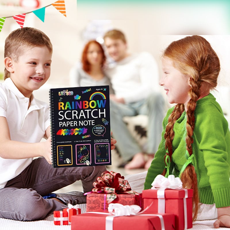 🌈Regenboogkraskunstnotitieboekje