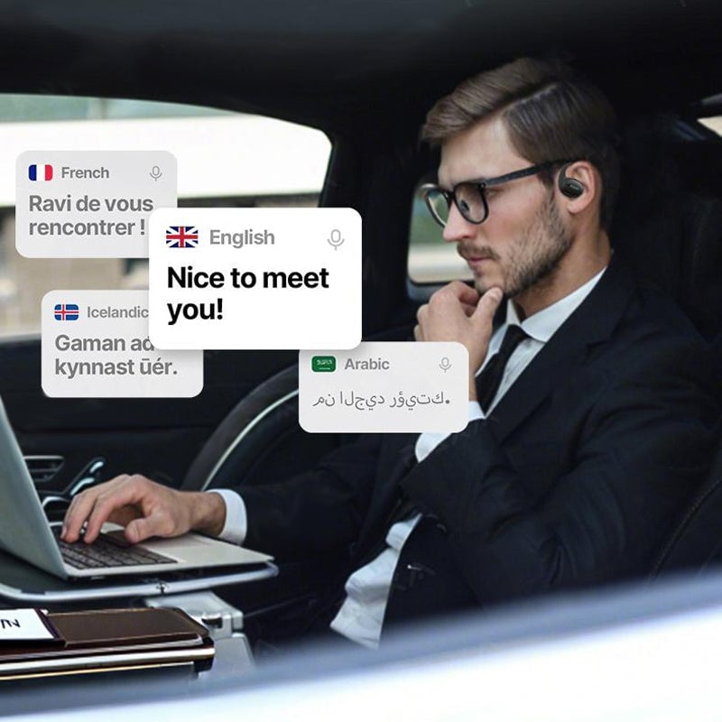 Bluetooth-hoofdtelefoon met beengeleiding