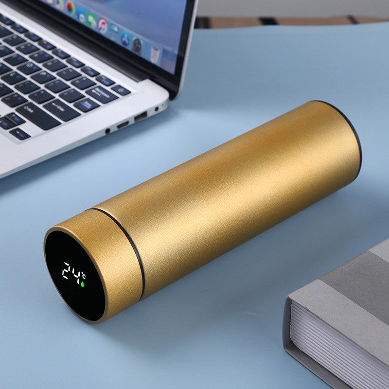 Slimme temperatuurgevoelige thermosbeker