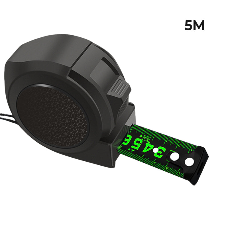 Fluorescerend stalen meetlint