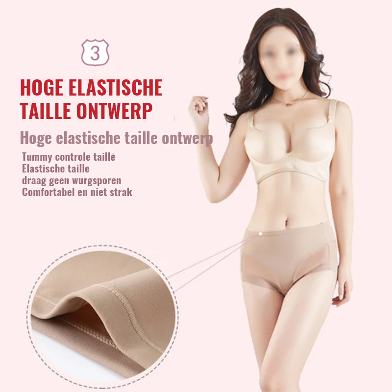 Naadloze shapewear van ijszijde met hoge taille