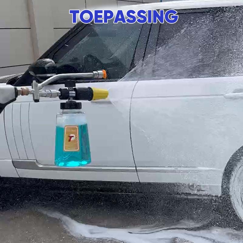 Accessoire met dubbele connector van schuimkanon