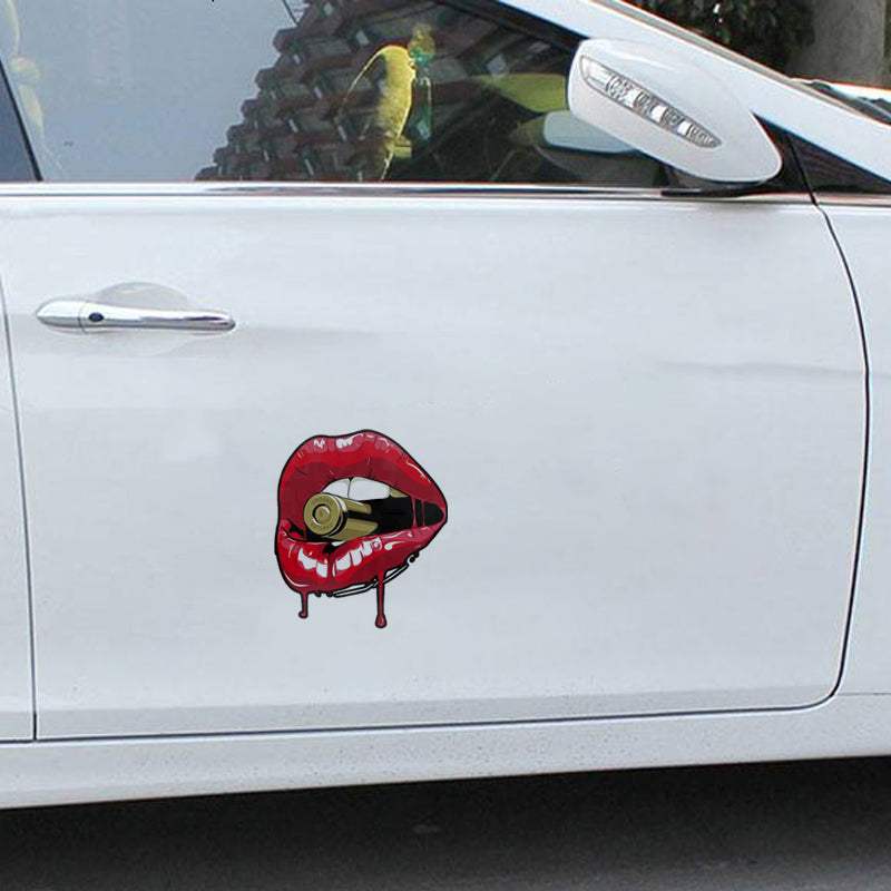 Kogel Lip Decoratieve sticker