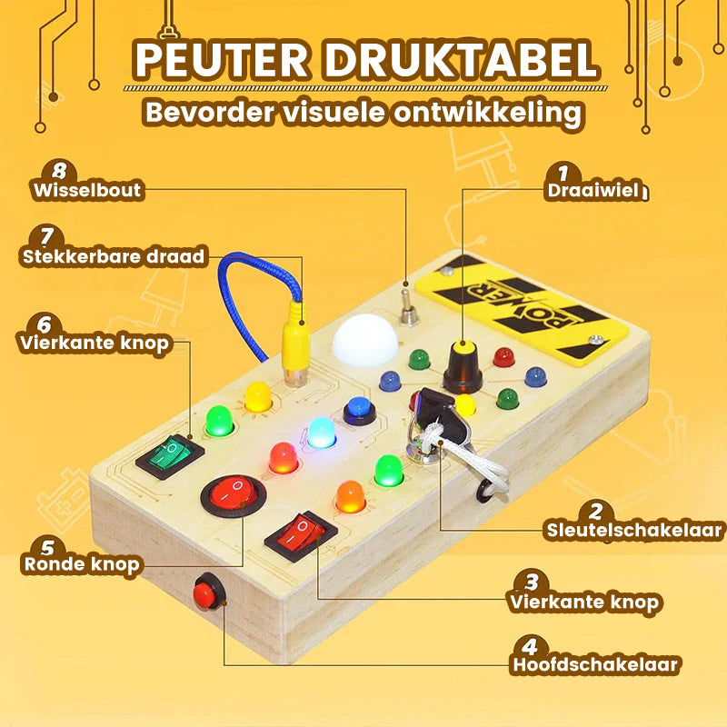 Peuter drukke bord