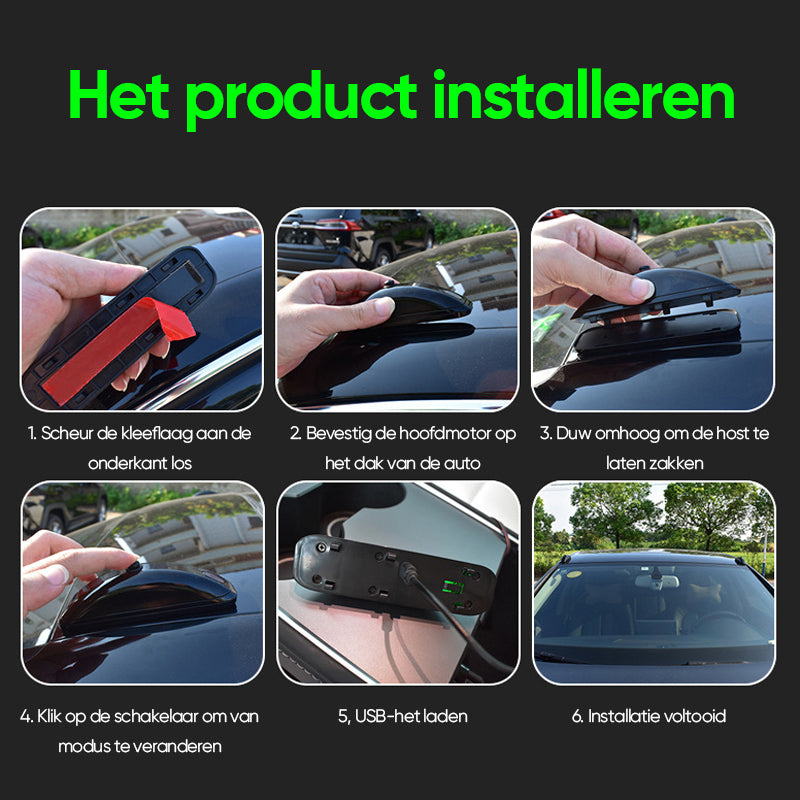 Voertuig Pilotlichtlaser op afstand